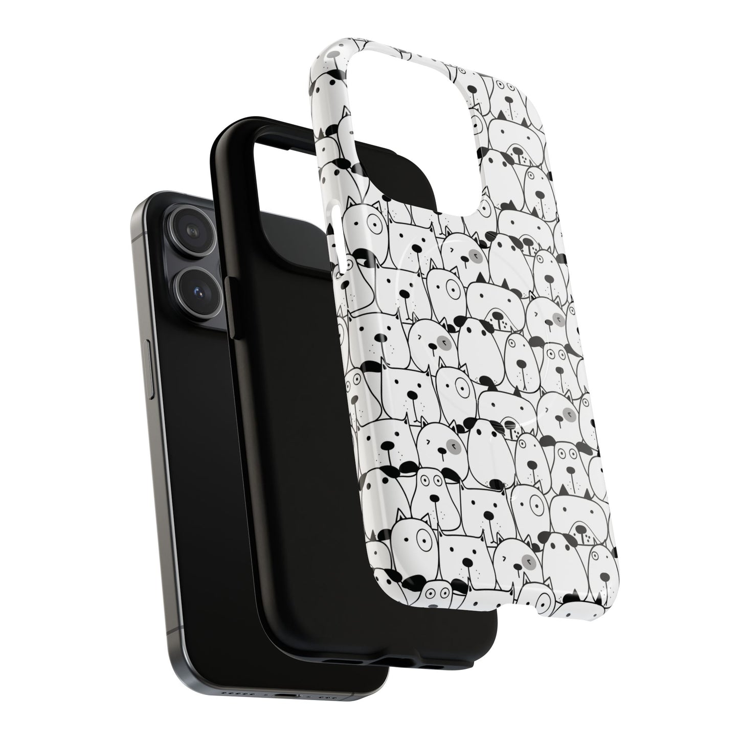 Cute Animal Pattern Phone Case, Tough Magnetic Cases for Pet Lovers, Gifts for Birthday, Holiday, Cute Accessories, Phone Covers
