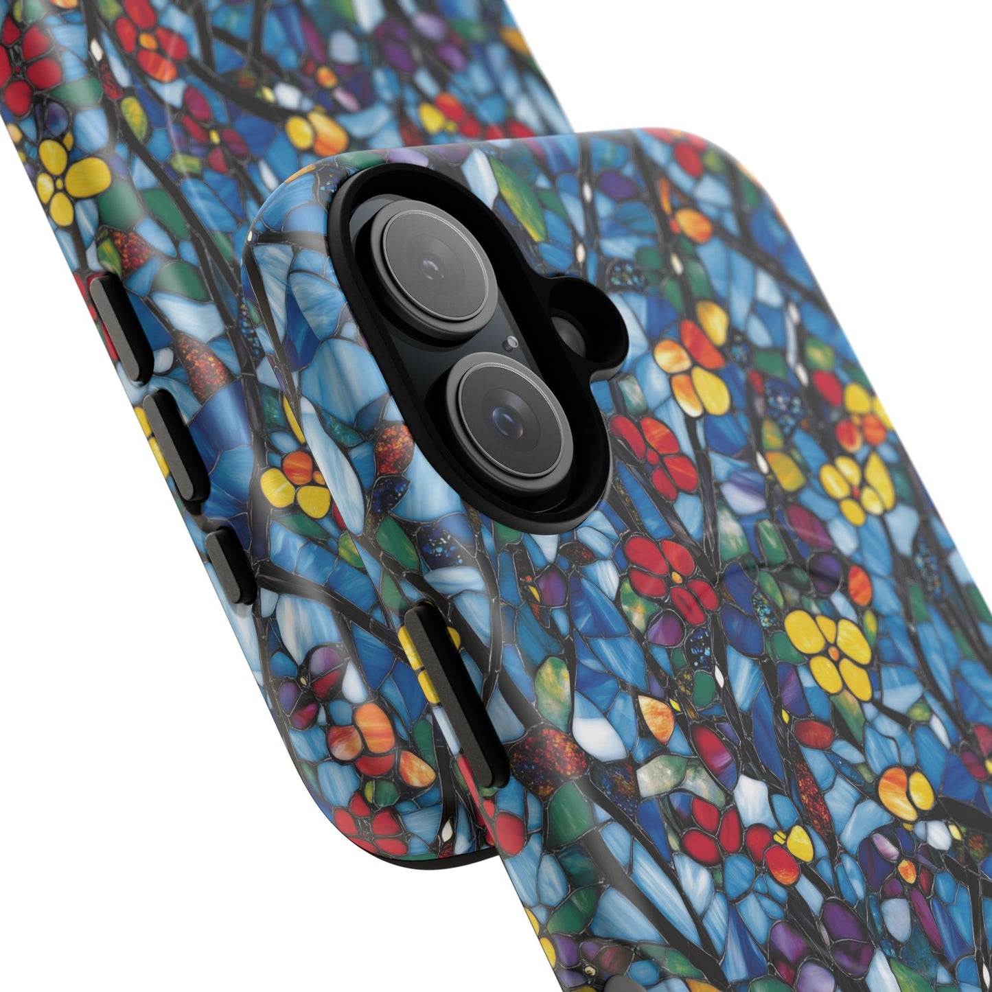 Colorful Floral Phone Case, Tough Magnetic Phone Cover, Durable Tech Accessory, Unique Gift for Her, Vibrant Smartphone Case
