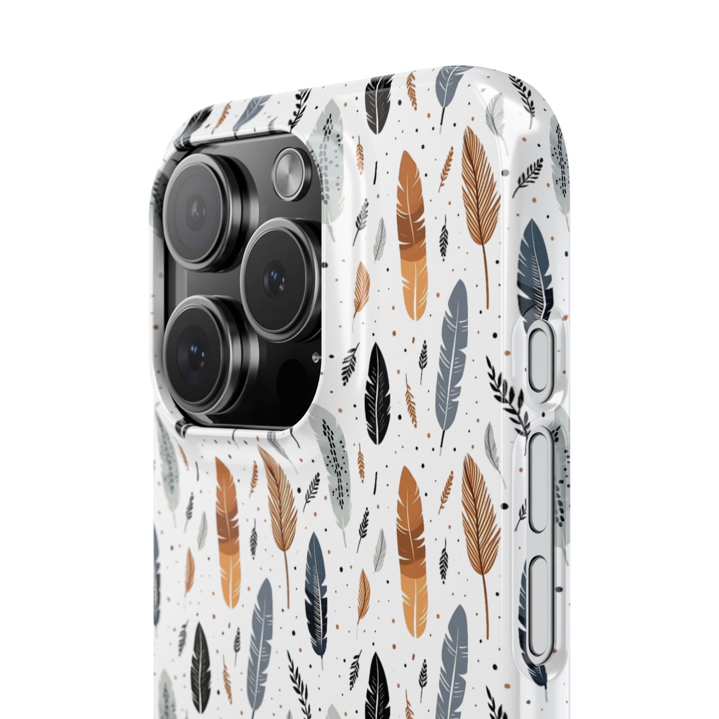 Whispering Feathers Slim Phone Cases for iPhone,  with Packaging a Gift for Her and Gift for Him.