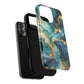 Ocean Quartz Luxe Marble Pattern Tough Magnetic iPhone Case, Phone Accessories, Luxury Gift, Durable iPhone Cover, Unique Design for iPhone Users.