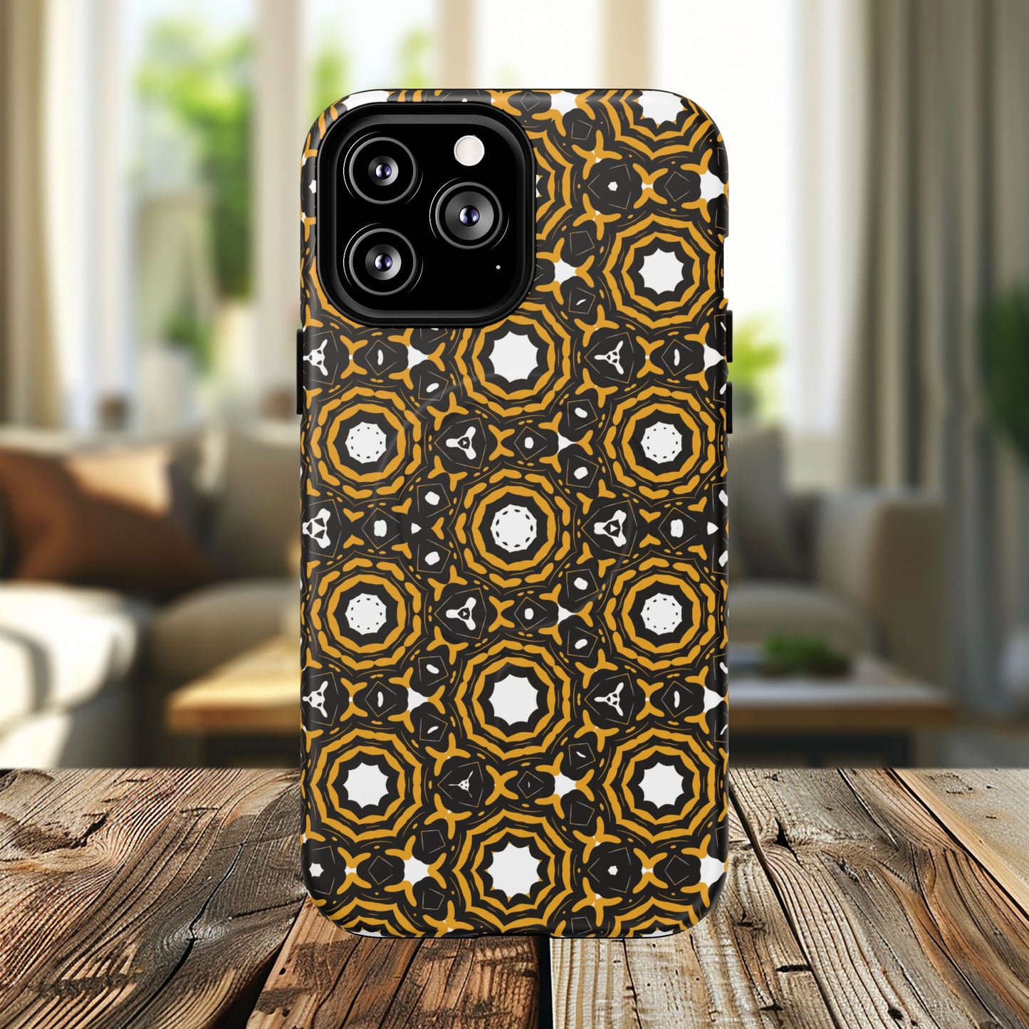 Stylish Tough Magnetic Phone Case, Unique Pattern Phone Cover, Durable Magnetic Case, Trendy Tech Accessories, Gift for Phone Lovers