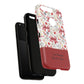 Personalized Rosette Coquette Phone Case - Custom Name/Message 'I Am Stronger Than The Storm' Floral Bow Protective Case
