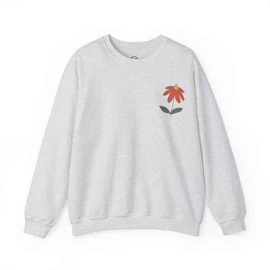 "All-Around Beauty" Unisex Floral Crewneck Sweatshirt