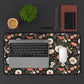 Blossom Elegance: Noir Garden Desk Mat