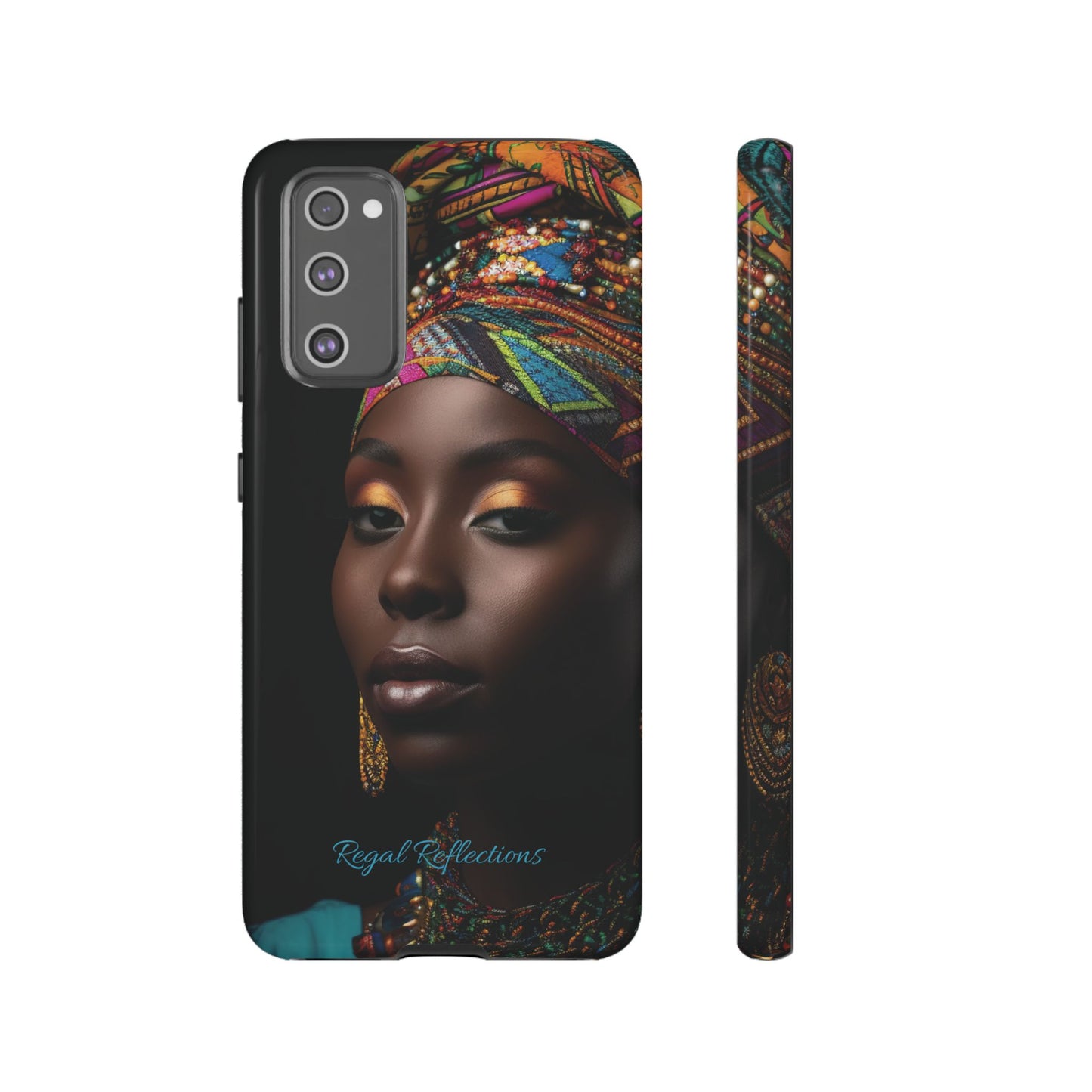 Regal Reflections: African Majesty iPhone, Samsung and Google Tough Phone Cases.