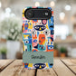 Personalized Vibrant Phone Case,  Magnetic iPhone Cover, Colorful Abstract Protection, Trendy Gift, Unique Tech Accessory, Art Phone Case