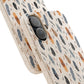 Personalized Whispering Feathers Samsung and iPhone Biodegradable Case, Custom Name Case.