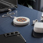 Cosmic Swirl Colorful Quake Wireless Charging Pad - Vibrant Abstract Design for Home & Office