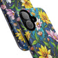 Flower Garden Stained Glass Phone Case, Tough Magnetic Cases, Floral Phone Cover, Durable Phone Accessories, Spring Gift, Birthday Present