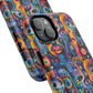 Psychedelic Visions Tough iPhone Magnetic Case - Unique Art iPhone Cover