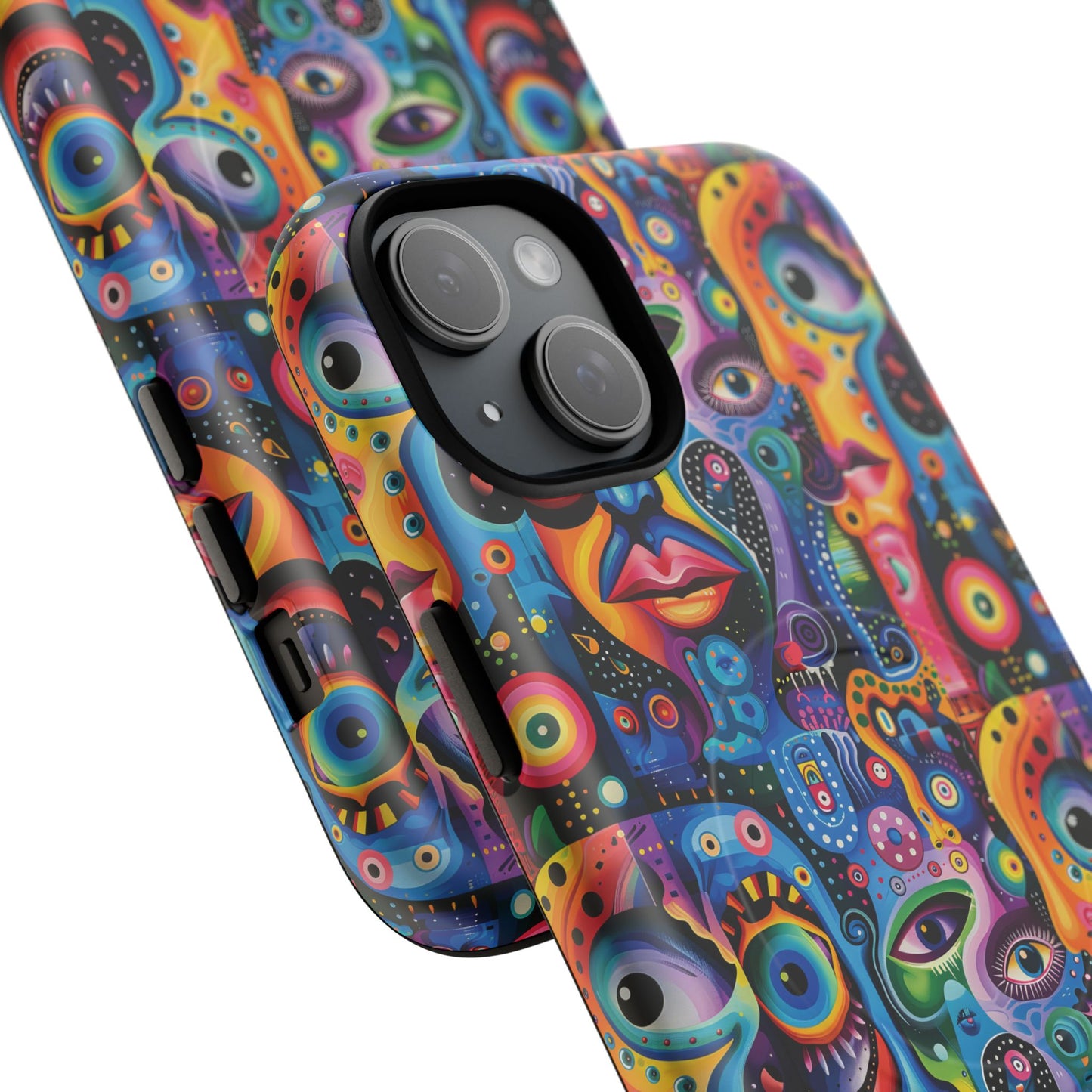 Psychedelic Visions Tough iPhone Magnetic Case - Unique Art iPhone Cover