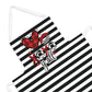 Striped Love You Chef Apron with Loop & Ties