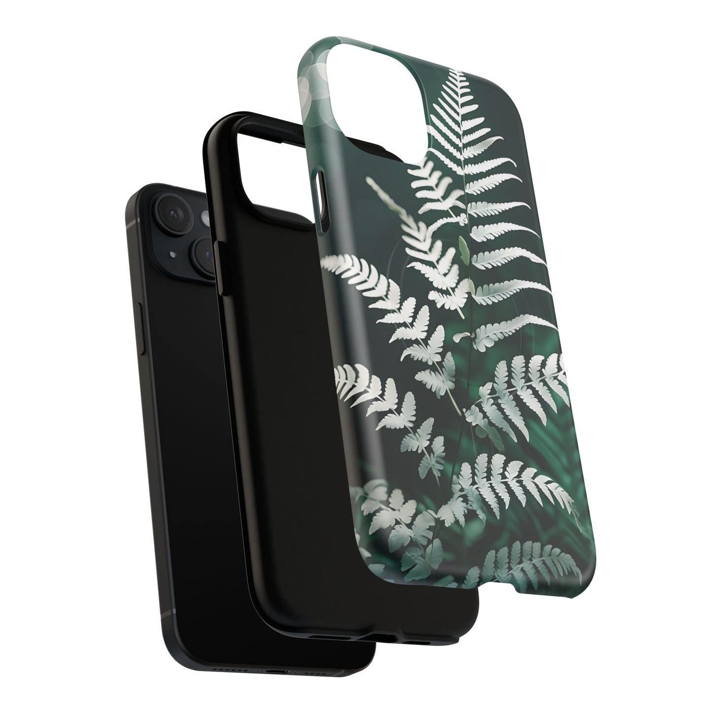 Elegant Fern Design Phone Case, Tough iPhone Cover, Nature Lover Gift, Botanical Phone Protector, Eco-Friendly Accessory