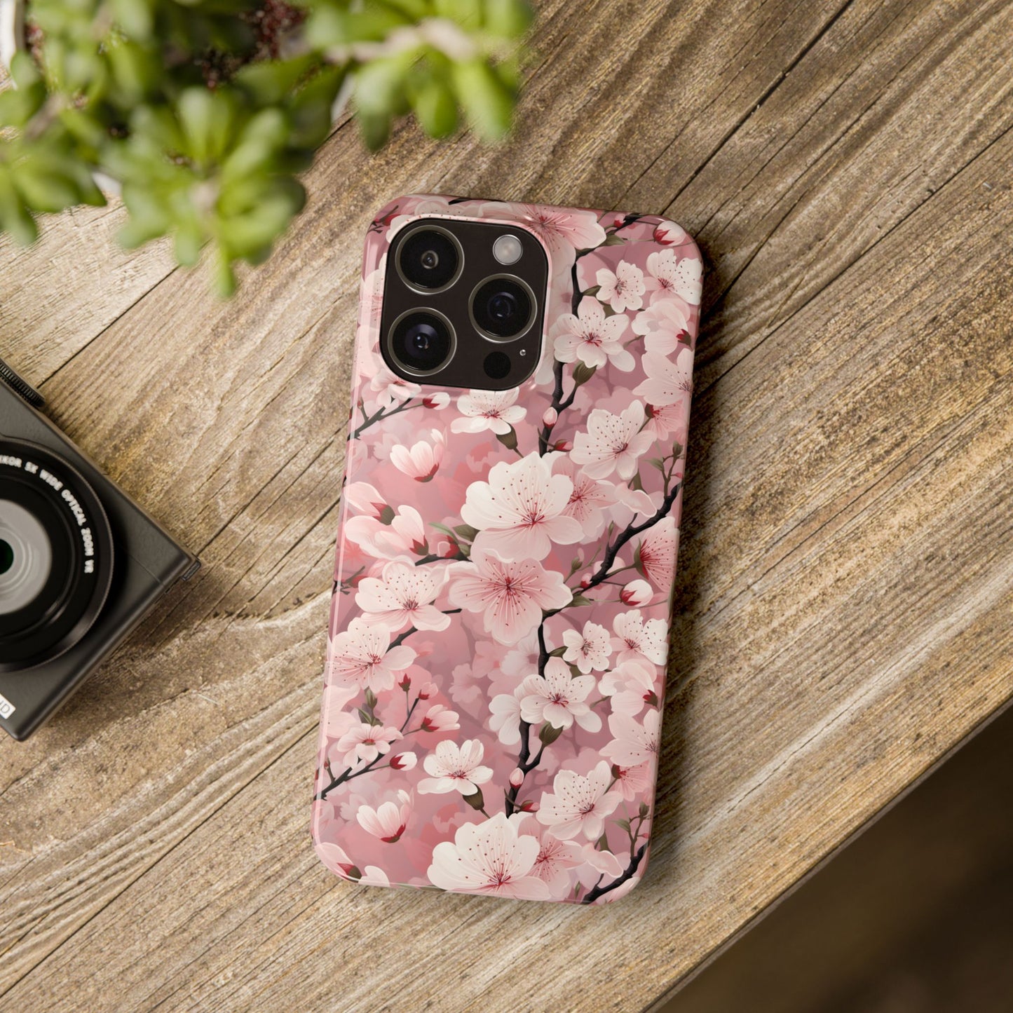 Cherry Blossom Slim Phone Cases for iPhone and Samsung