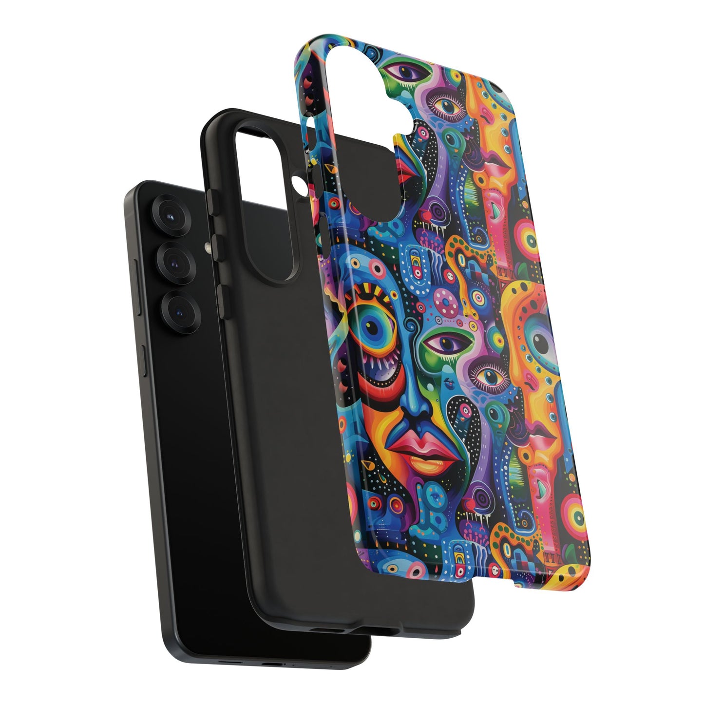 Psychedelic Visions Vibrant Art Google Pixel, iPhone and Samsung Phone Case - Tough Cases for Creative Souls