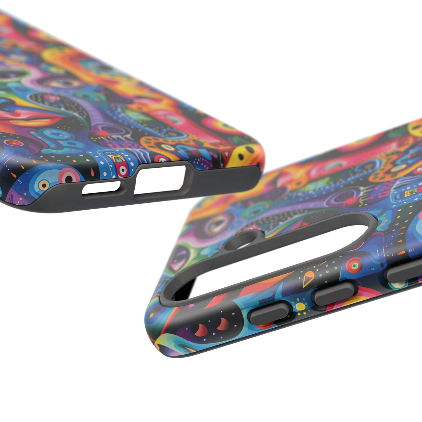 Psychedelic Visions Vibrant Art Google Pixel, iPhone and Samsung Phone Case - Tough Cases for Creative Souls