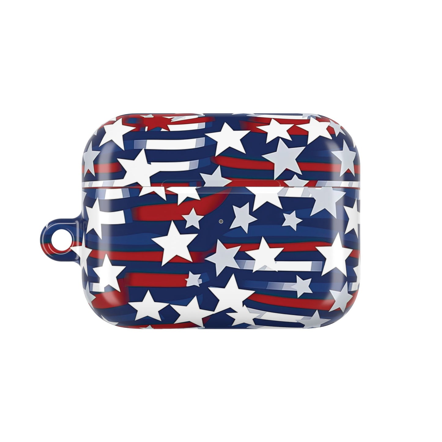 Patriotic Waves AirPod Case – Stars & Stripes Design, Mother’s, Father’s Day Gifts, Anniversary Gifts.