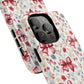 Personalized Rosette Coquette Floral Phone Case - Tough MagSafe® Magnetic Cases, Protective Cover, Stylish Tech Accessory, Gifts for Her