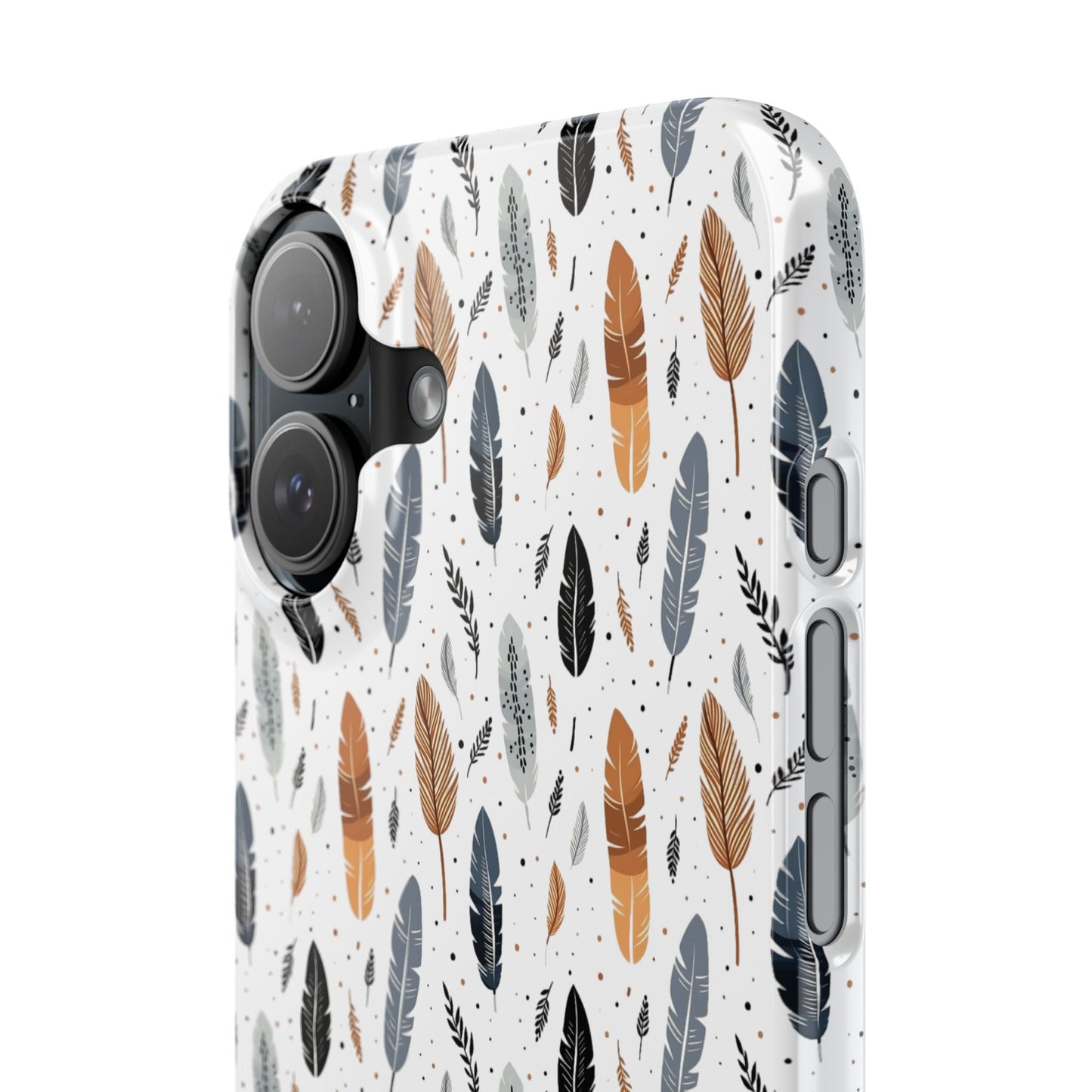 Whispering Feathers Slim Phone Cases for iPhone,  with Packaging a Gift for Her and Gift for Him.