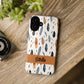 Personalized Whispering Feathers Samsung, Google Pixel and iPhone Case, Custom Name Case.