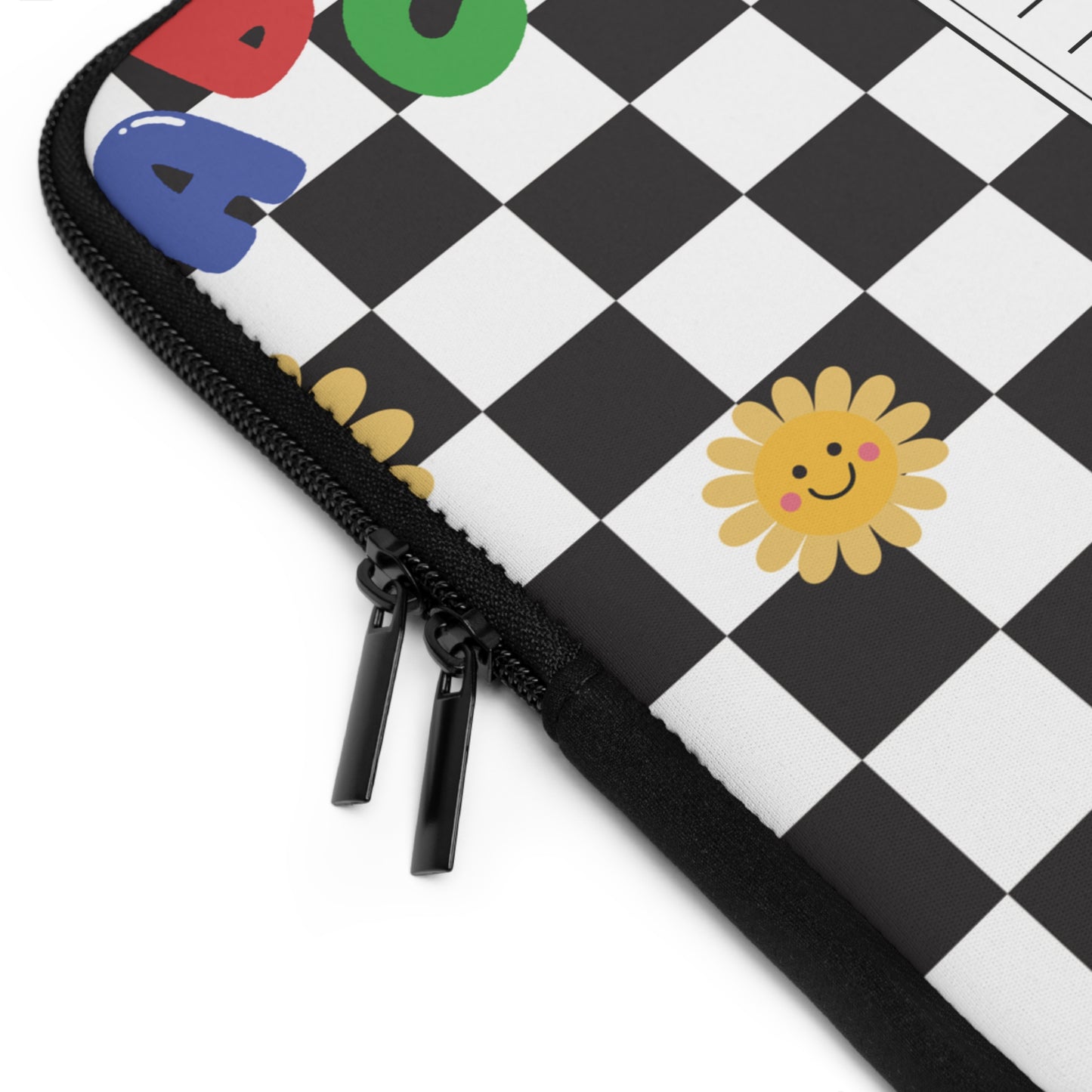 Personalized Schoolyard Chic Laptop Sleeve with Composition Book Inspired Design, Customizable Tech Case, School Supplies, Gift for Students, College Essentials, Back to School