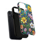 Flower Garden Stained Glass Phone Case, Tough Magnetic Cases, Floral Phone Cover, Durable Phone Accessories, Spring Gift, Birthday Present