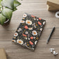 Blossom Elegance: Noir Garden Hardcover Notebook with Puffy Covers