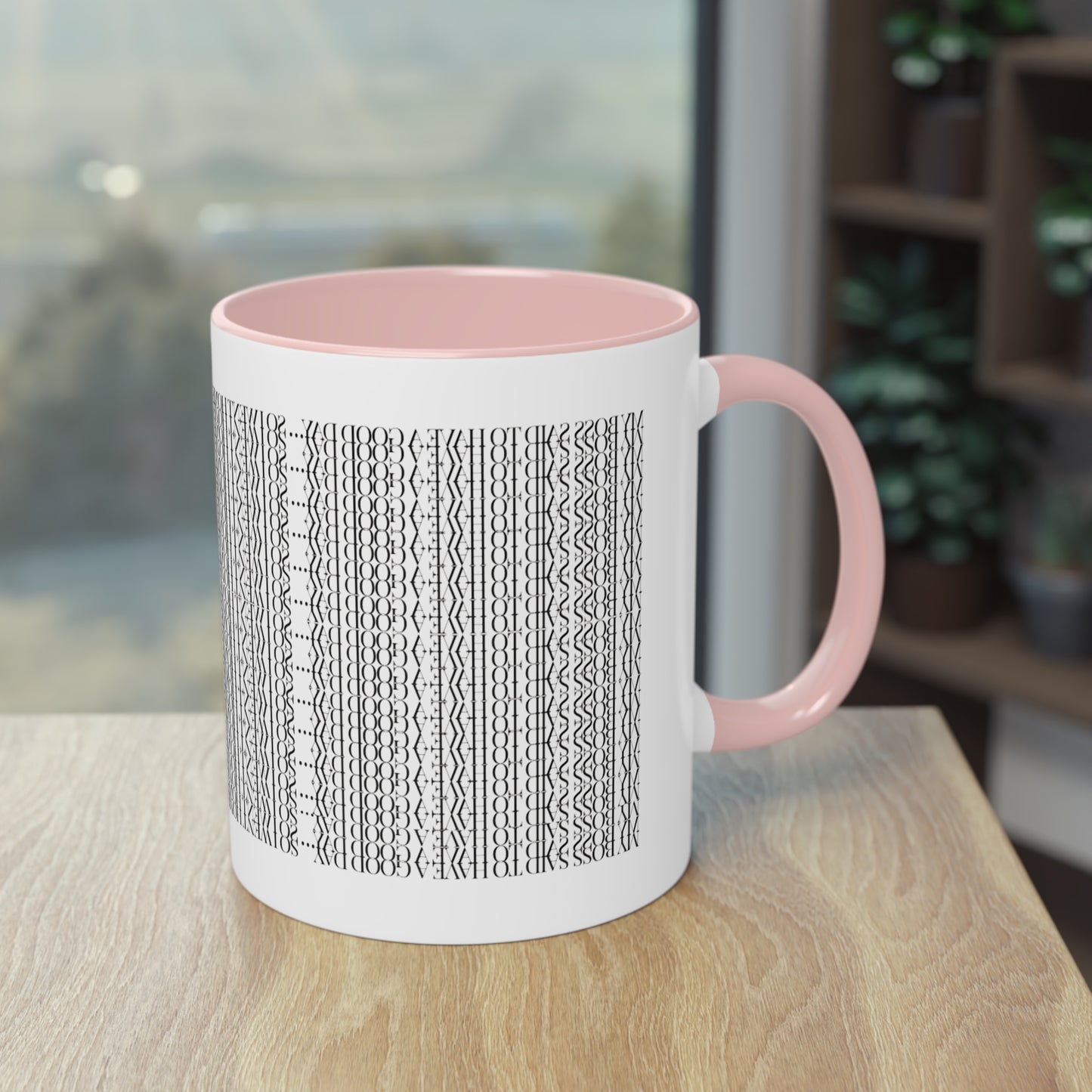 Two Tone Funny Hidden Message Mug - “My Boss said to have a good day… so I went home.”- Viral Optical Illusion Mug - Secret Sarcastic Work Message - Dishwasher Safe, Unique Gifts for Coffee Lovers, Home & Office Decor, Holiday Present.