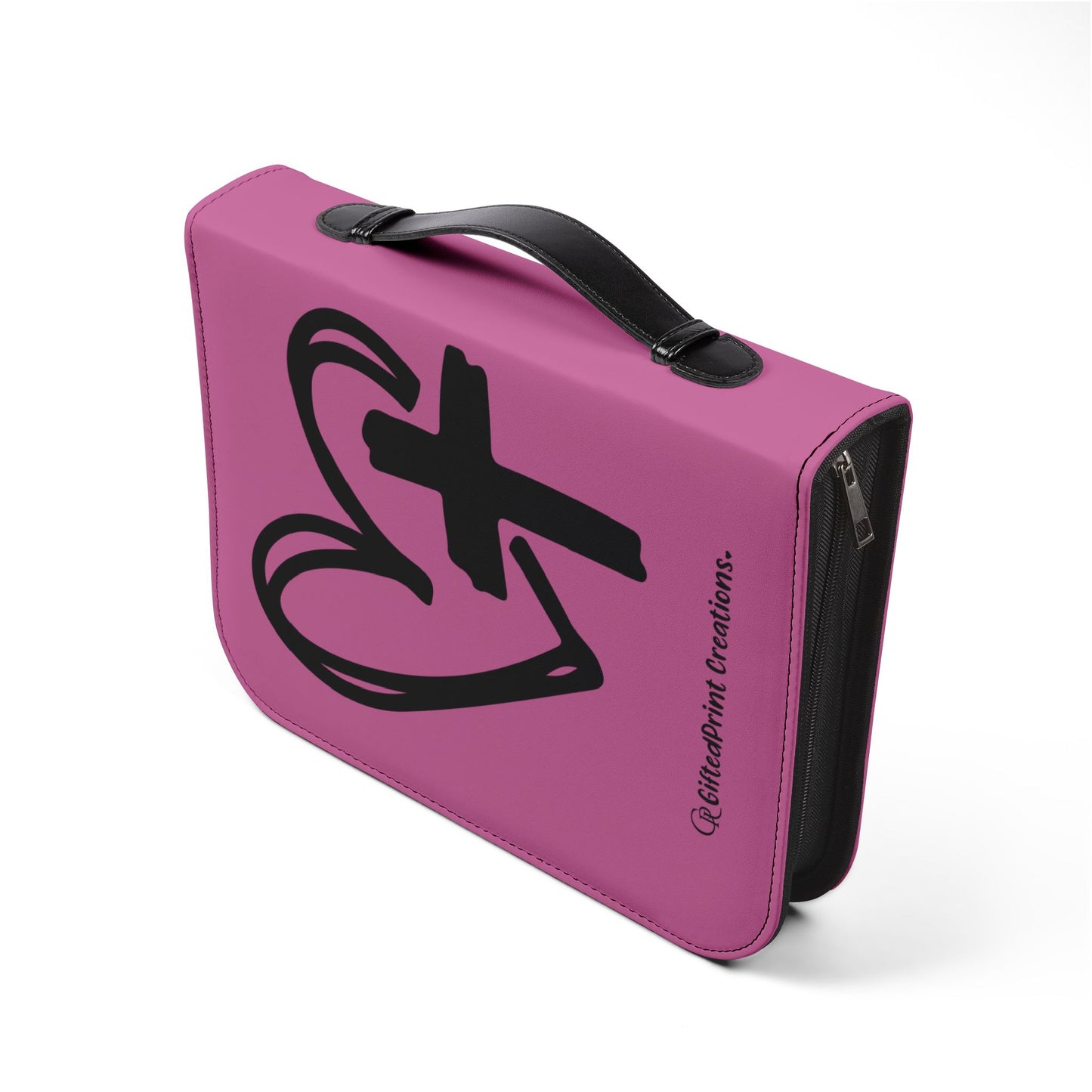 Personalized Floral Cross Bible Cover - Trust in the Lord Design| Baptism | Christening | Anniversary | Birthday Gifts.