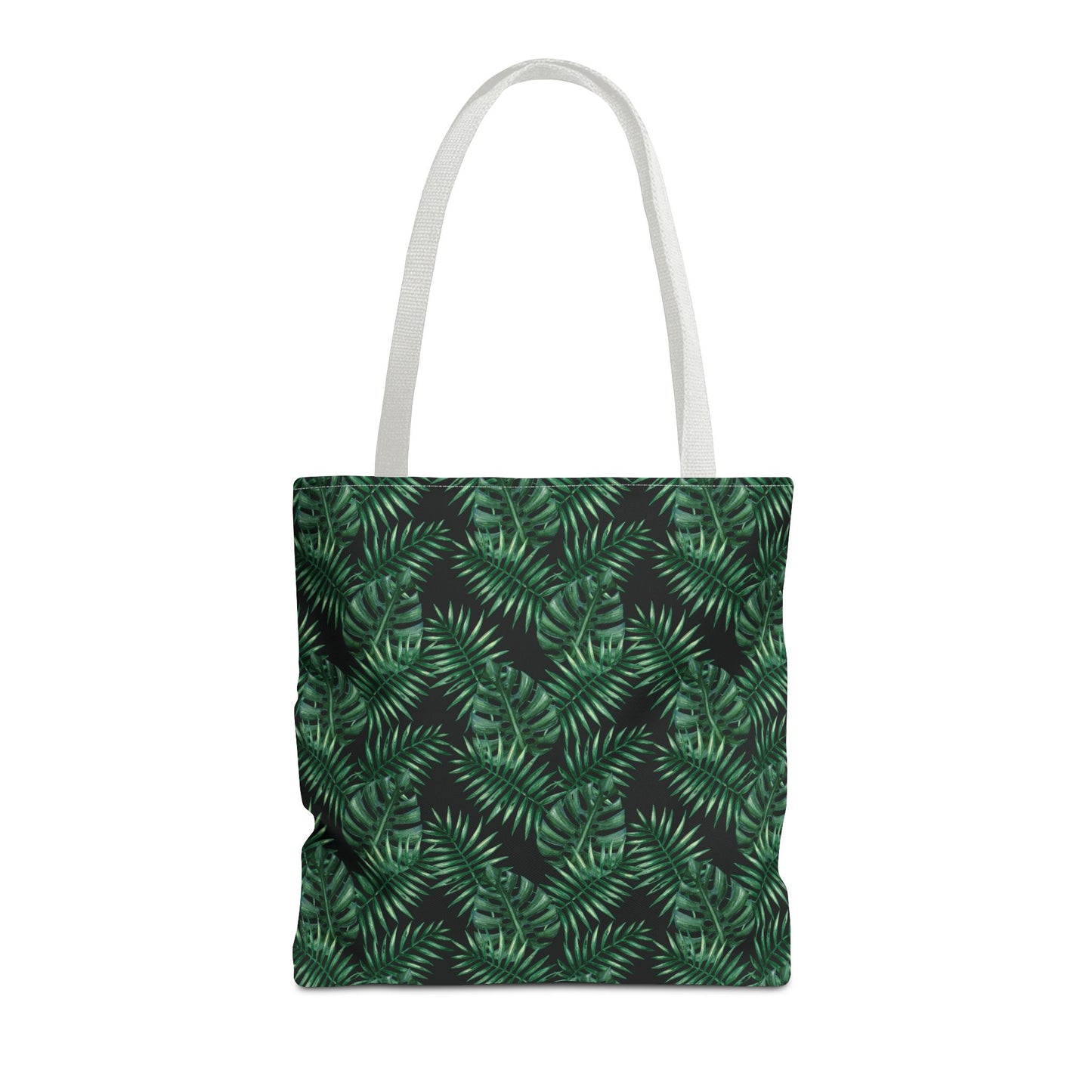 Black Tropical Bliss Tote Bag