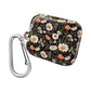 Blossom Elegance: Noir Garden AirPod Case - Chic Floral Design for Nature Lovers- Airpods Pro Gen 1 and 2, Gen 1 to 4.