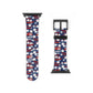 Patriotic Waves - Red, White & Blue Stars | USA Flag Design