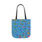 Personalized Classroom Couture Composition Book Inspired Canvas Tote Bag with Colorful Straps, Cute School Bag, Eco-Friendly Tote, Back to School Shopping Bag, Teacher Gift Idea