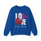 LOVE Always Unisex Heavy Gildan Blend™ Crewneck Sweatshirt.