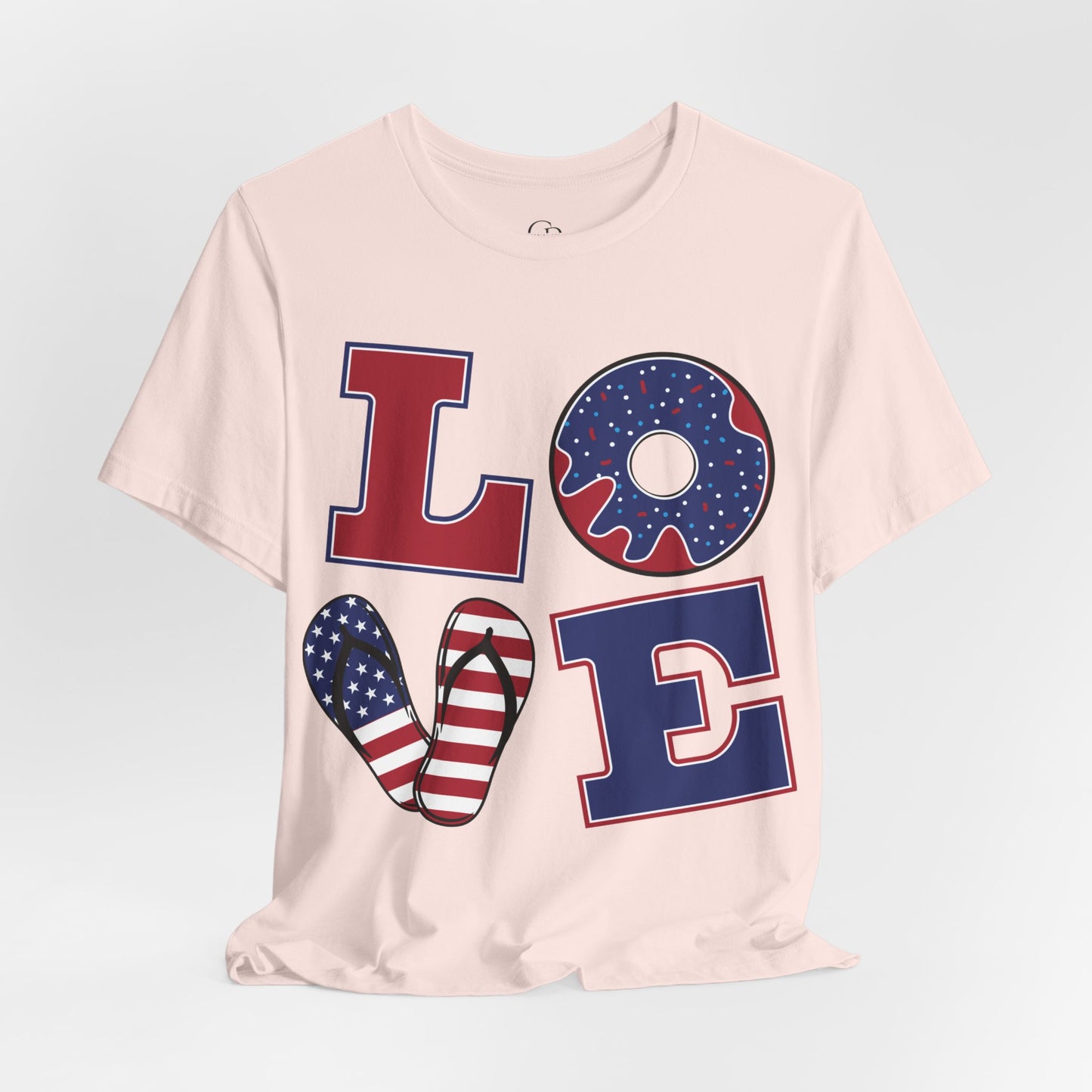 Patriotic Love Unisex Jersey Short Sleeve Tee