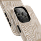 Personalized Zebra Animal Print Cover, Tough Magnetic MagSafe® iPhone® 13, 14, 15, 16, 17, Pro, Pro Max, Plus Cases (Custom Name).
