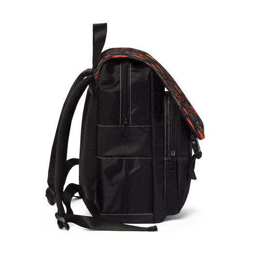 Autumn Bloom Unisex Casual Shoulder Backpack