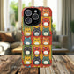 Cute Kawaii Cat iPhone Case, Tough Magnetic iPhone Case, Animal Lover Gift, Kawaii iPhone Cover, Fun Cat Design