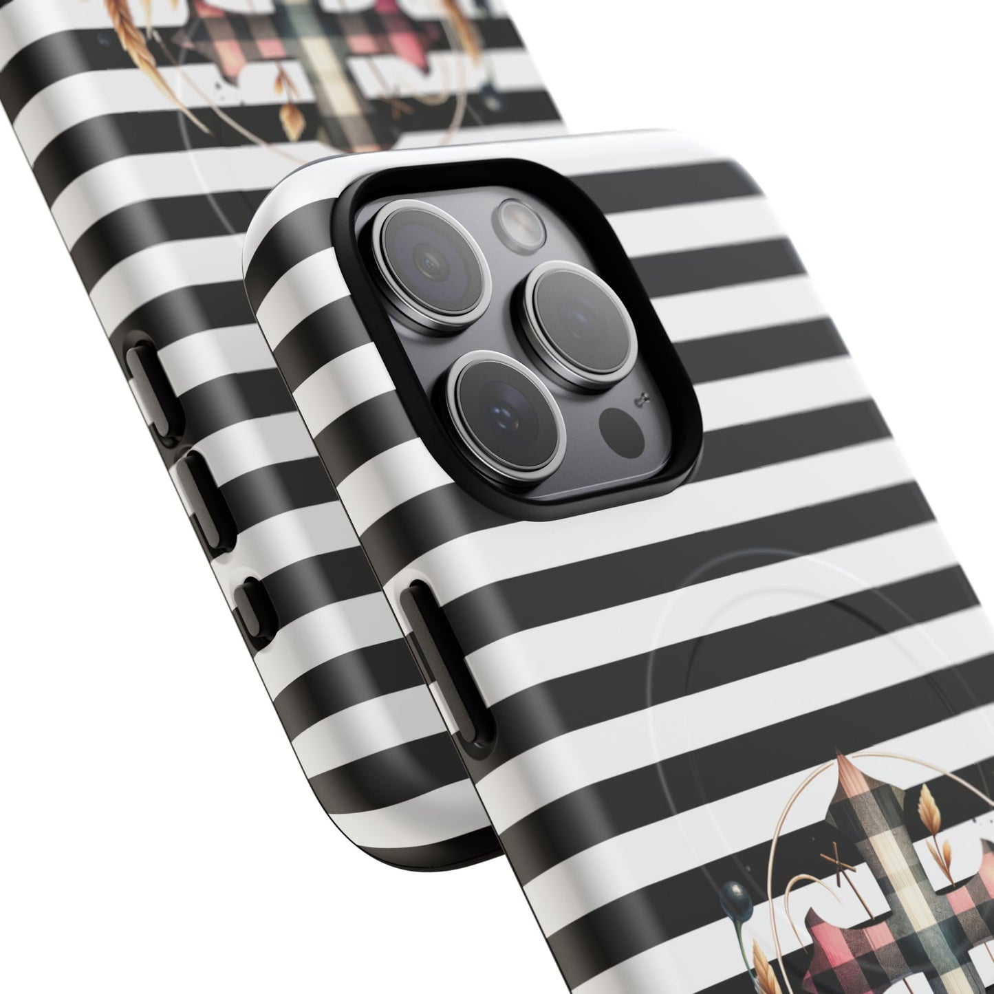Striped in His Glory iPhone Case, Tough Magnetic Phone Protector, MagSafe iPhone Cover, Durable Case for Everyday Use, Gift for Nature Lovers, Vibrant Design.