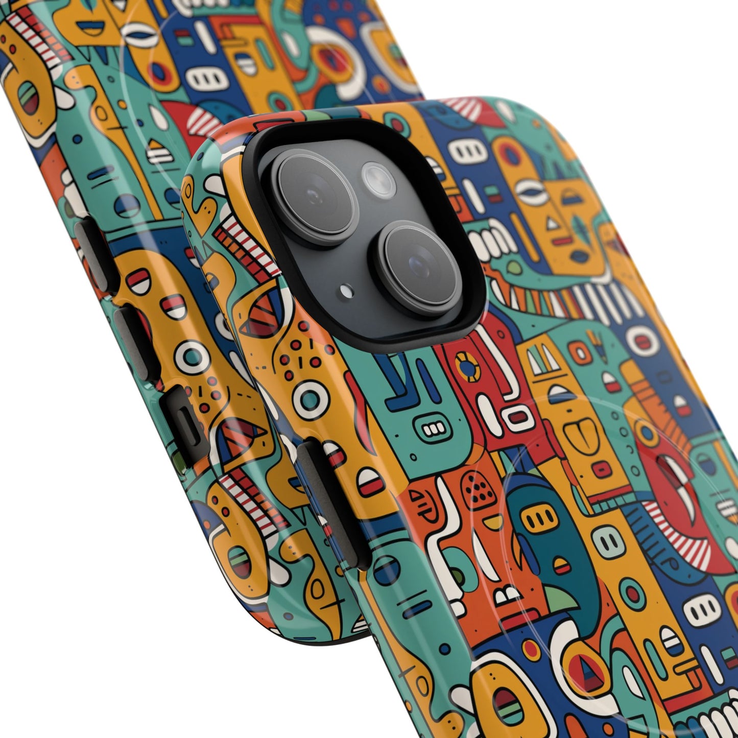 Vibrant Tough Magnetic Phone Cases - Unique Art, Protective Design, Gift for Him/Her, Trendy Accessories, Phone Protection