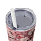 Cherry Blossom Skinny Tumbler with Straw - 20oz Floral Drinkware