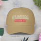 Classic Embroidery Dad Cap with 'ELOHIM, GENESIS 1:1' - Faith-Based Hat, Casual Wear, Gift for Dad, Christian Accessory, Summer Fashion