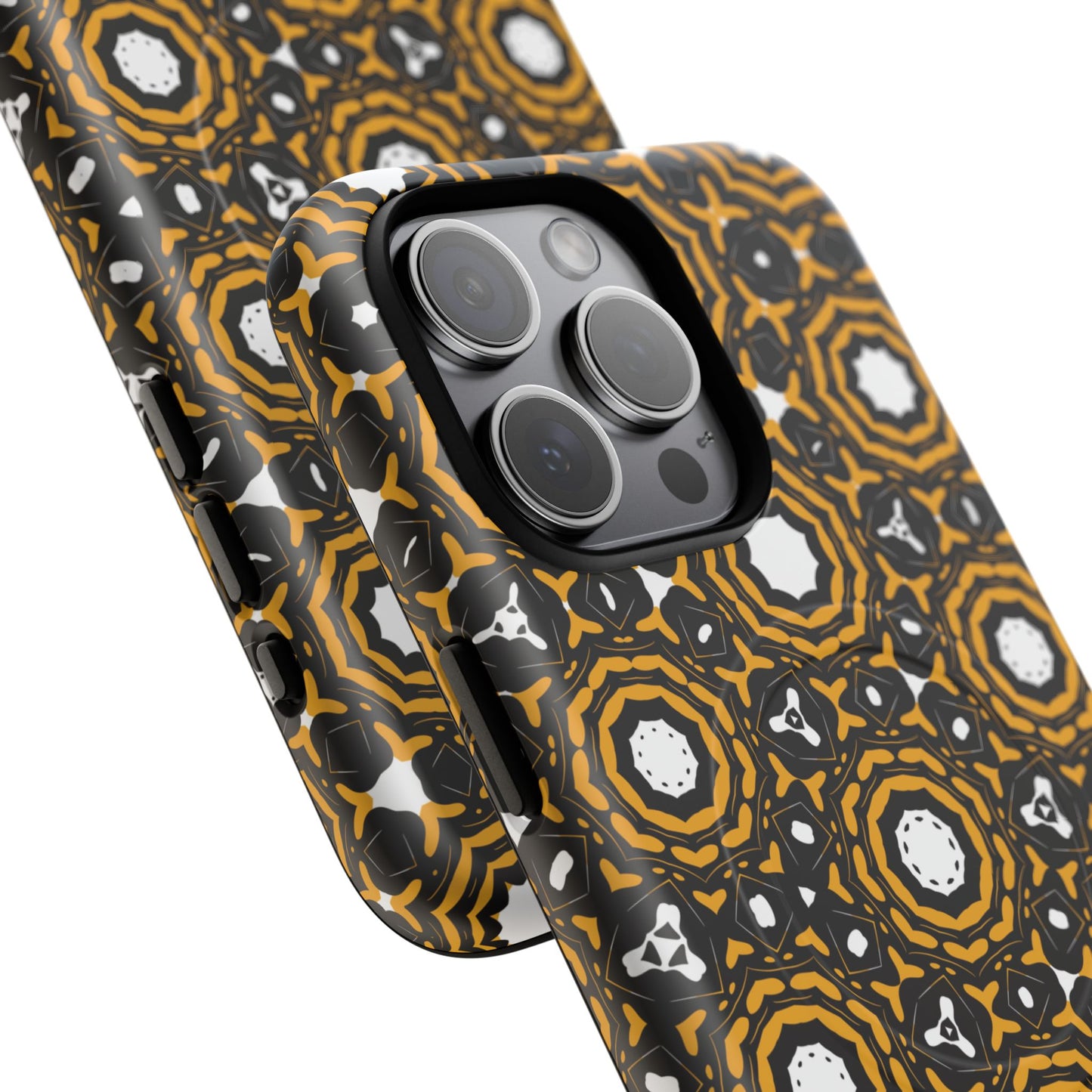 Stylish Tough Magnetic Phone Case, Unique Pattern Phone Cover, Durable Magnetic Case, Trendy Tech Accessories, Gift for Phone Lovers