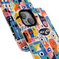 Personalized Vibrant Phone Case,  Magnetic iPhone Cover, Colorful Abstract Protection, Trendy Gift, Unique Tech Accessory, Art Phone Case