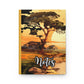Inspirational Hardcover Journal for Notes | Keep Moving Forward | Nature & Mandala Design | Ideal Gift for Writers, Graduates, and Travelers