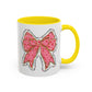 Affirmation Bow Accent Coffee Mug (11oz).