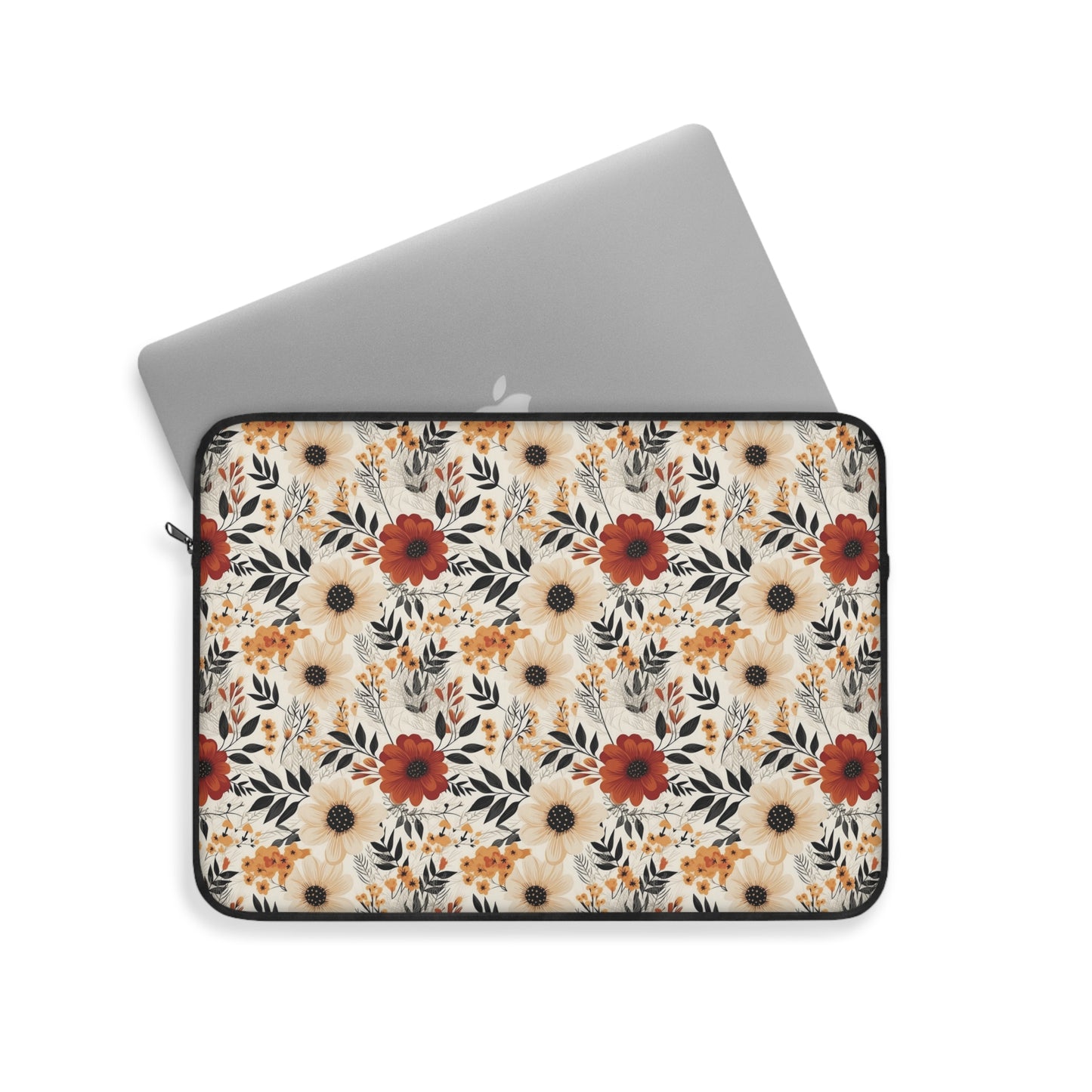 Boho Chic Floral Laptop Sleeve