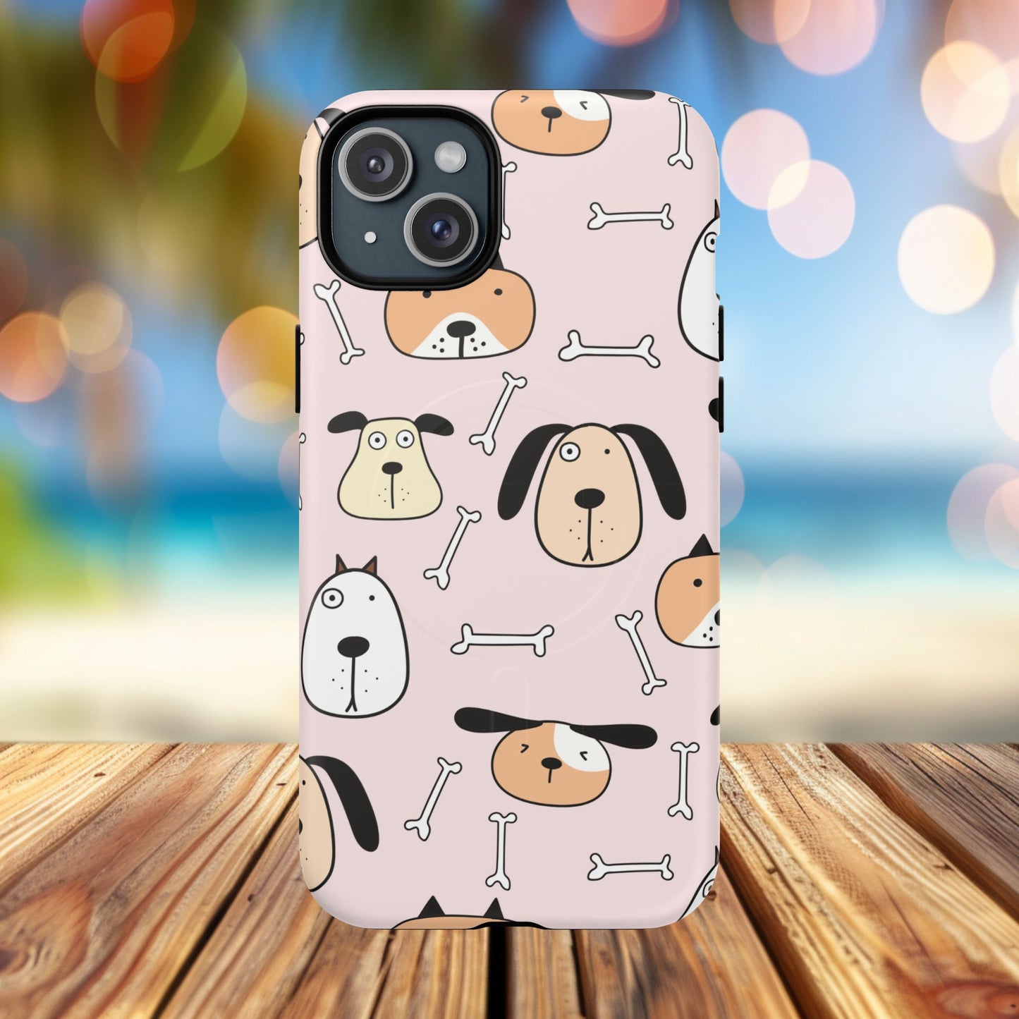 Cute Dog iPhone Case, Tough Magnetic Cases for Pet Lovers, Dog-Themed Accessories, Gift for Dog Owners, Unique iPhone Cover