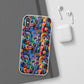 Psychedelic Visions Flexi iPhone and Samsung Case - Colorful Abstract Design.