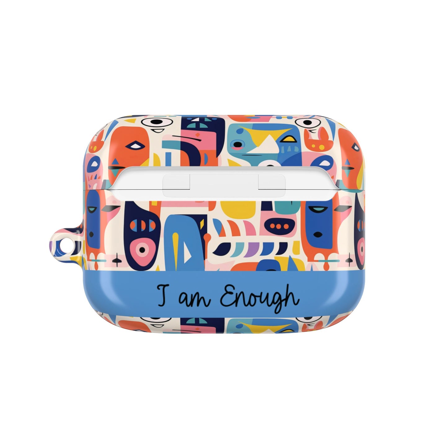 Personalized Abstract Art AirPod Case — Colorful Custom Name/Affirmation Design